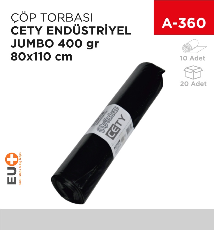 Çöp Torbası Jumbo End. 400 Gr Floppy 80*110 Cm - Koli:20 Adet