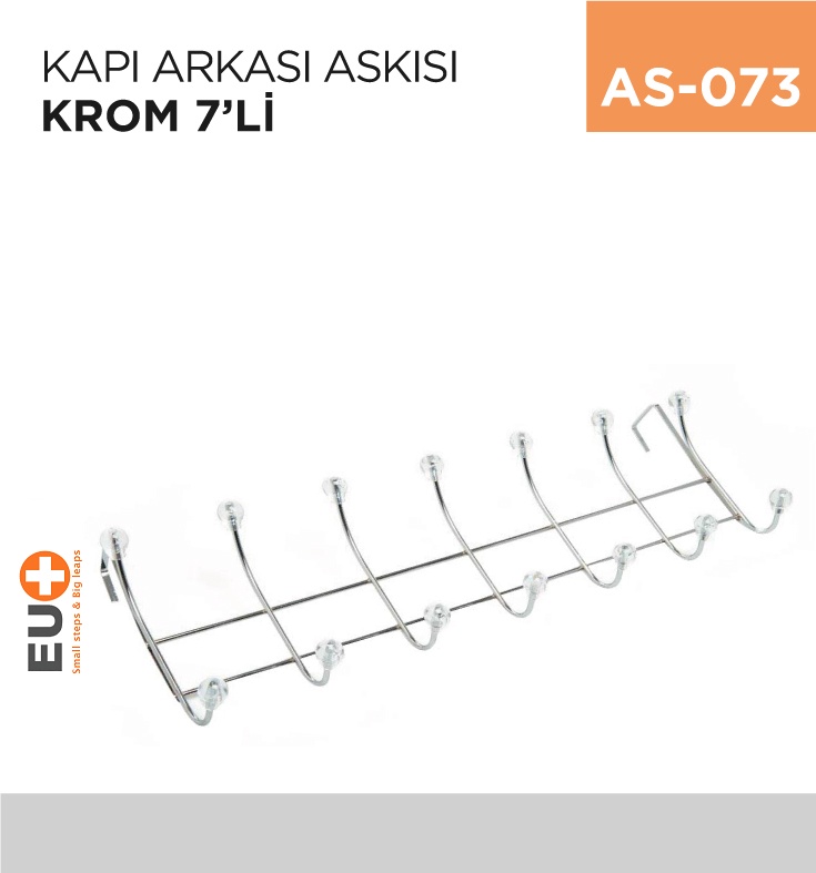 Kapı Arkası Askısı Krom 7'Li
