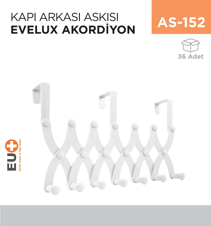 Kapı Arkası Askısı Evelux Akordiyon (Evl24007)
