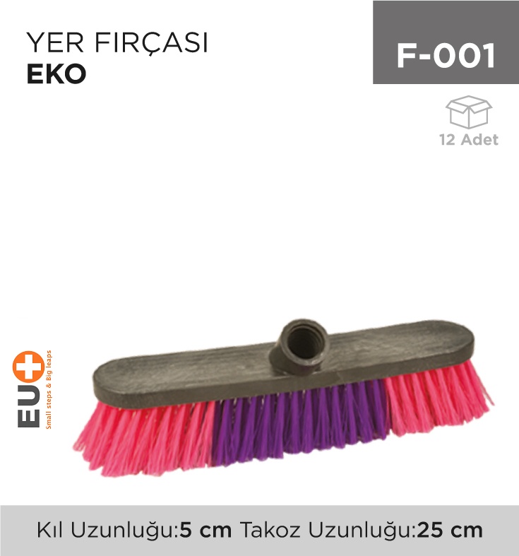 Yer Fırçası Eko - Koli:12 Adet