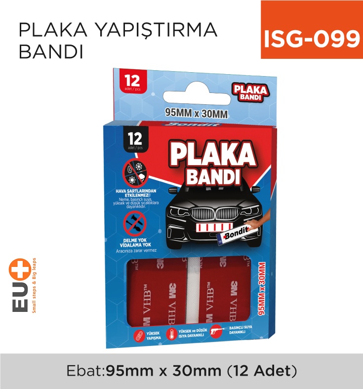 Plaka Yapıştırma Bandı