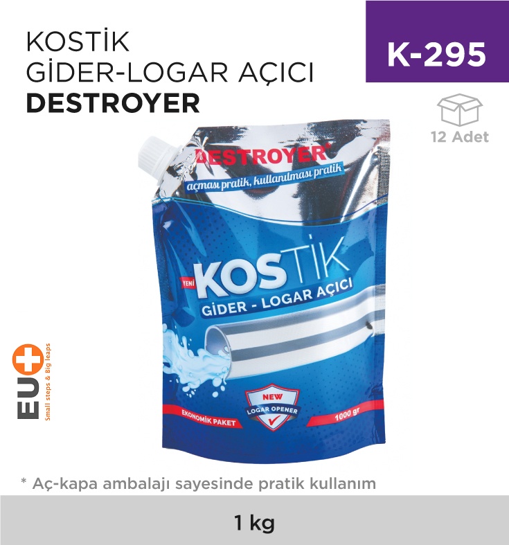 Kostik Gider-Logar Açıcı Destroyer 1 Kg