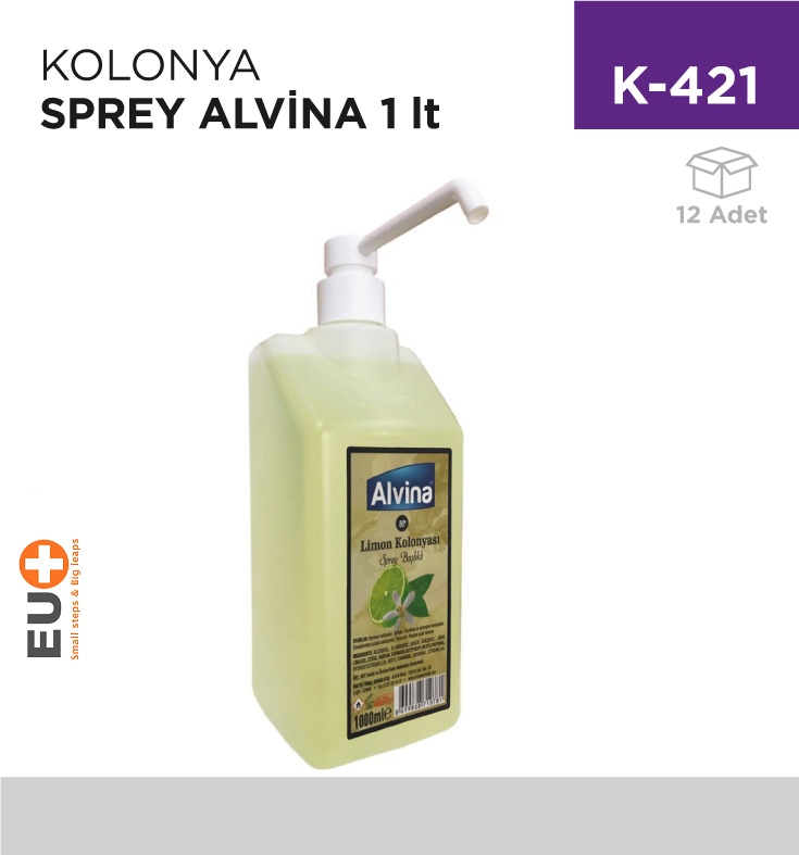 Kolonya Sprey Alvina 1 Lt