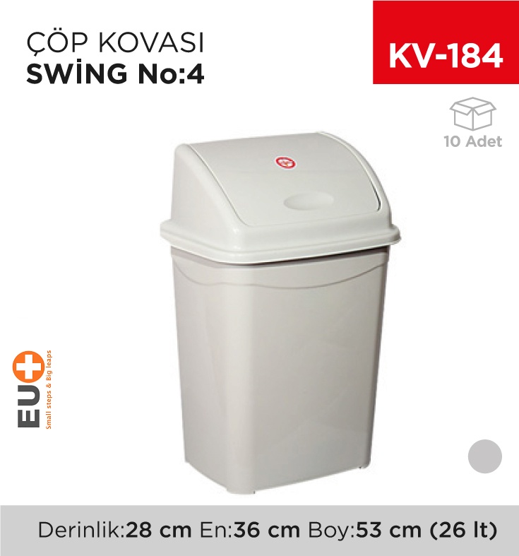 Swing Çöp Kovası No:4 (26 Lt) (Up 120)