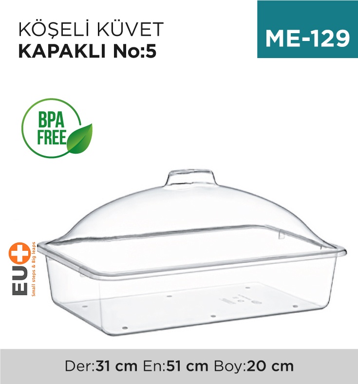 Gıda Kabı Dikdörtgen No:5 (2775)
