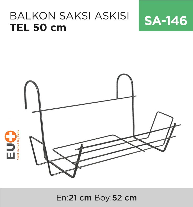 Balkon Saksı Askısı Tel 50 Cm
