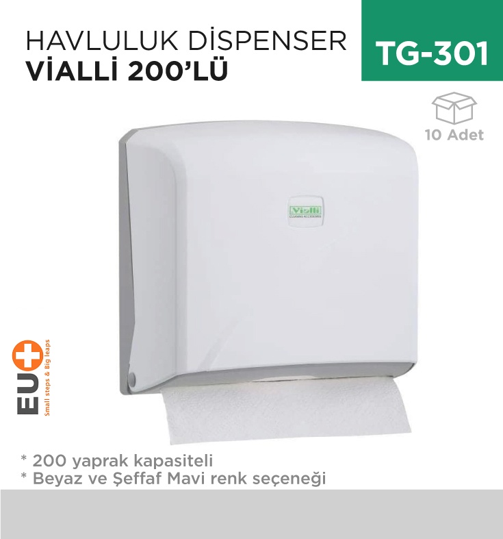 Havluluk Dispenser  200'Lü Vialli (K2-K2T)