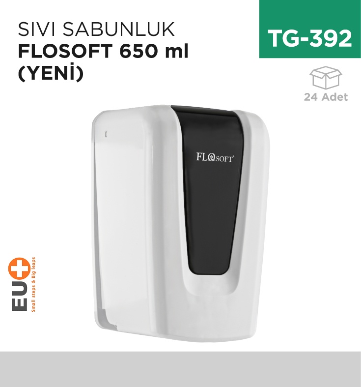 Sıvı Sabunluk Flosoft 650 Ml (Hazneli) (F089) - Koli:1 Adet