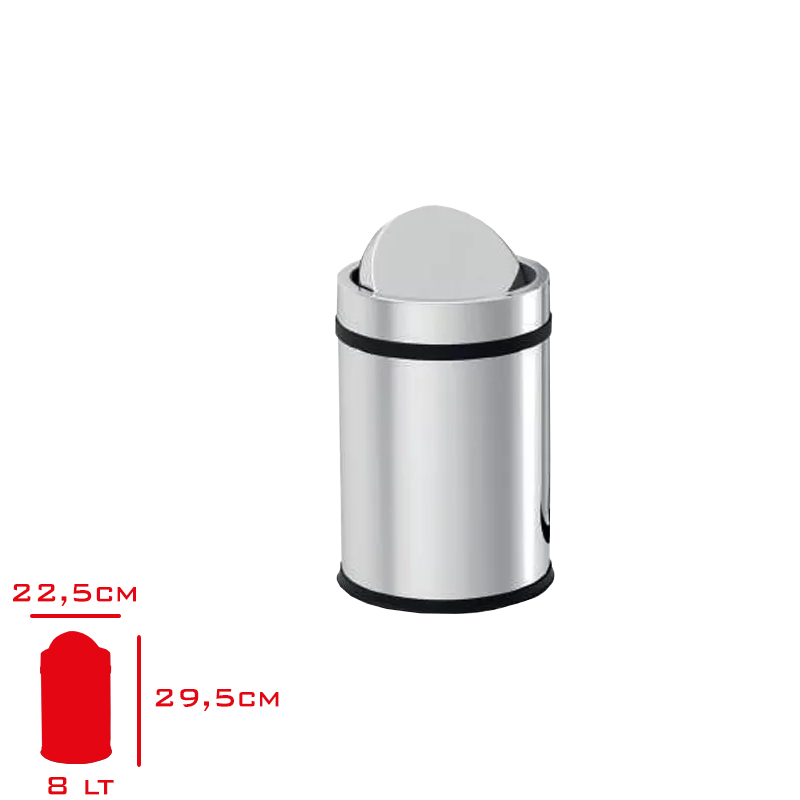 Çöp Kovası Döner Kapak 8 Lt 510400
