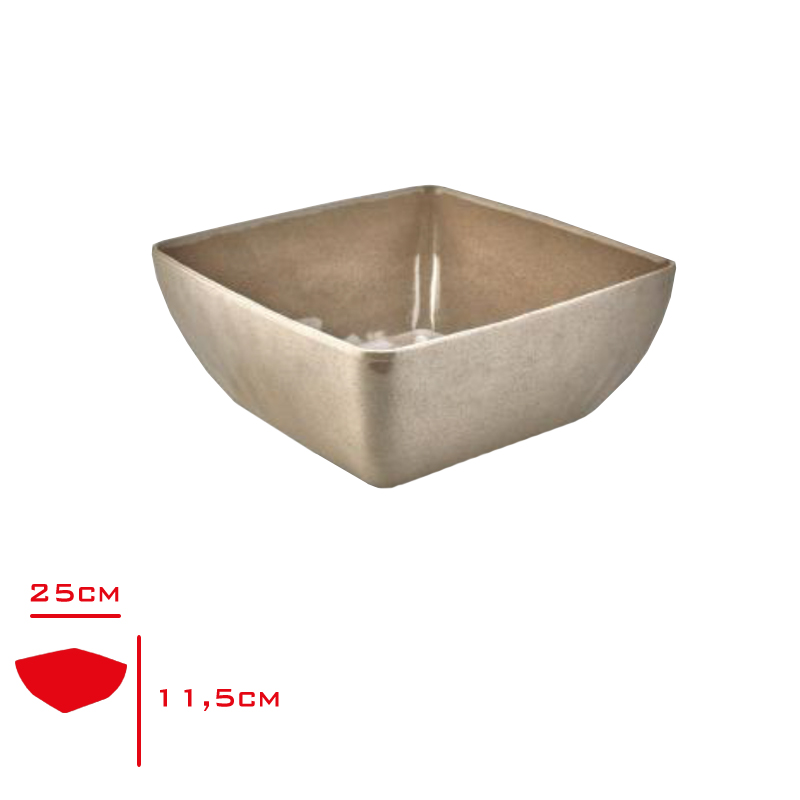 Atlas Kase Galaksi 25*25 Cm Krem C-484
