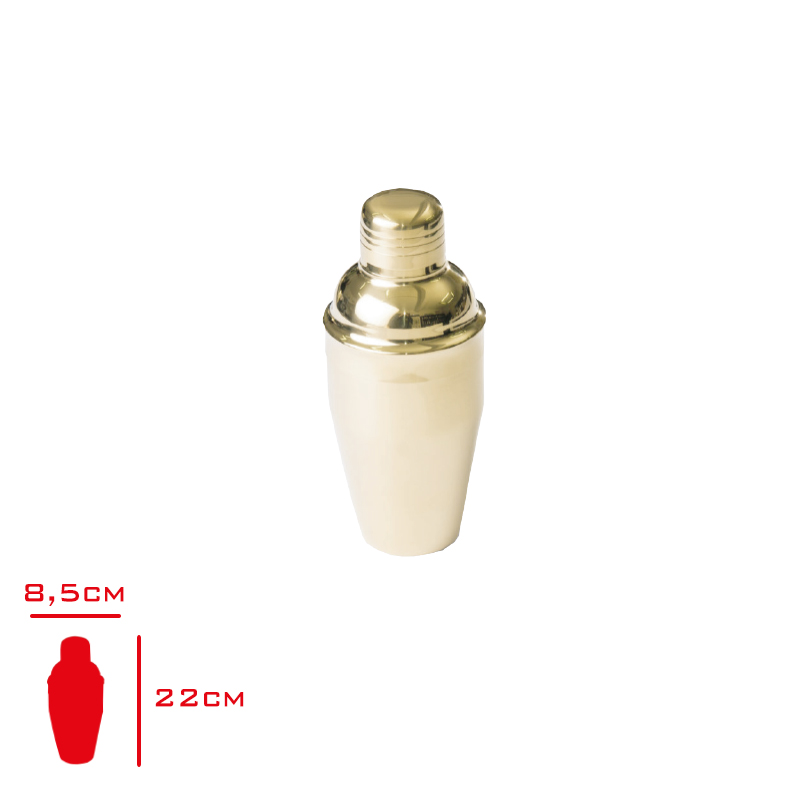 Evmoni Kokteyl Shaker Gold 500 Cl Evm-1045