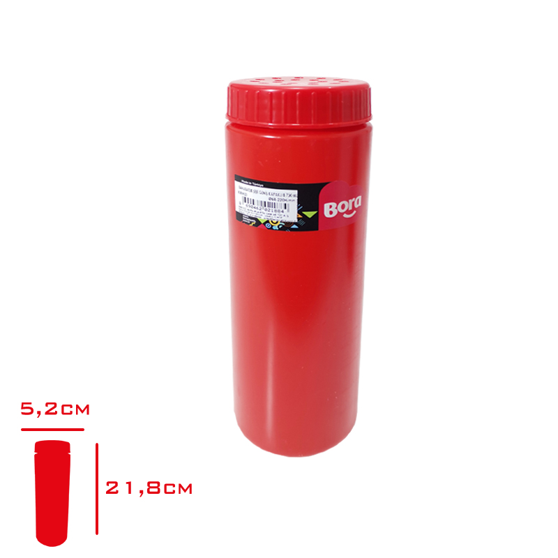 Bora Tuzluk Şişe Geniş Kapaklı 700 Ml Kırmızı Bo-2183