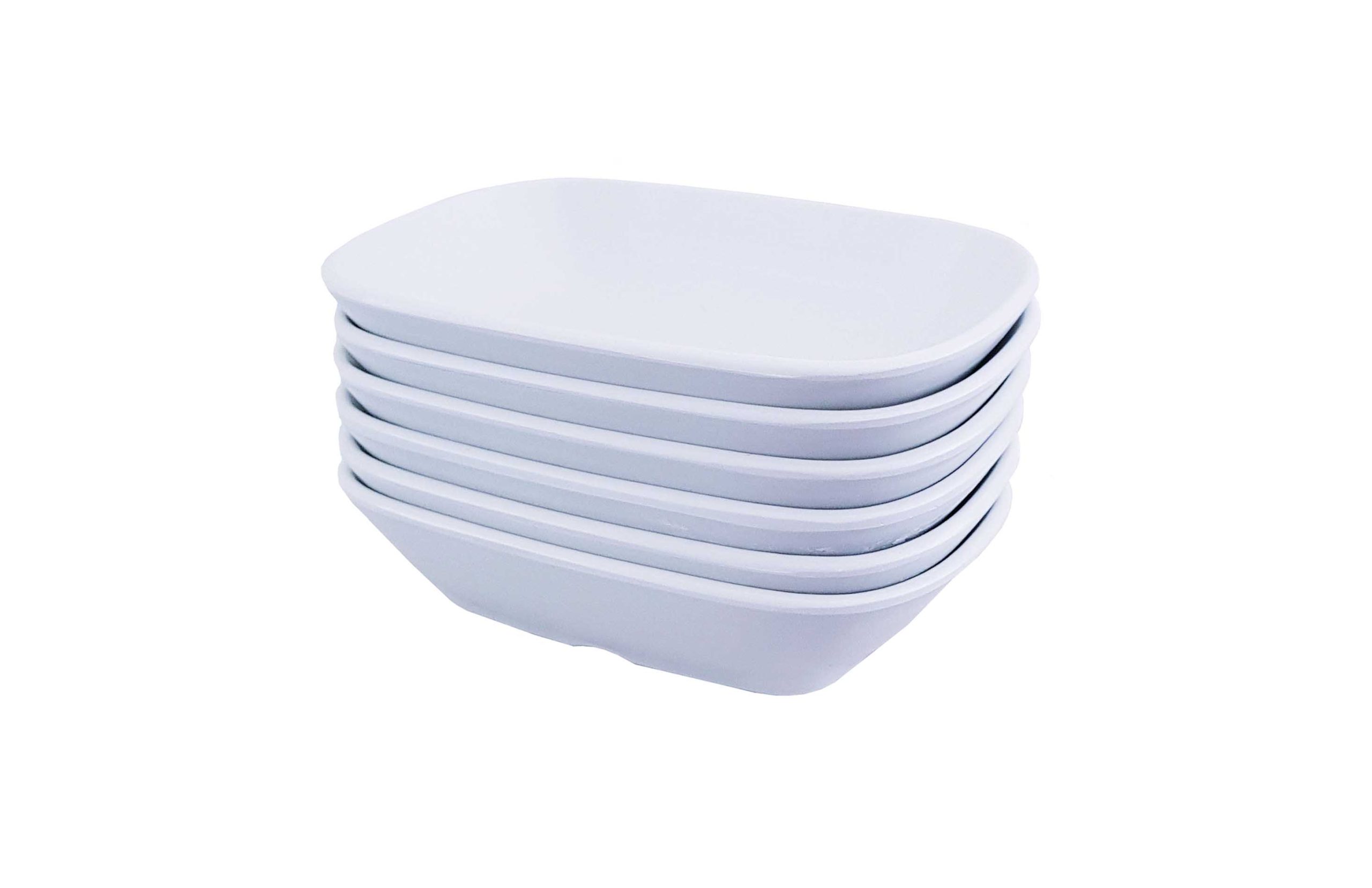 Özgül MELAMİN Porelin Köşeli Kayık Büyük 20*14 Cm 506