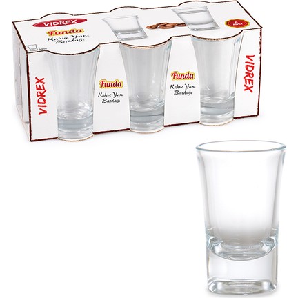İpek İkramlık Cam Bardağı Sade Funda Kahve Yanı Bl10/Bl60