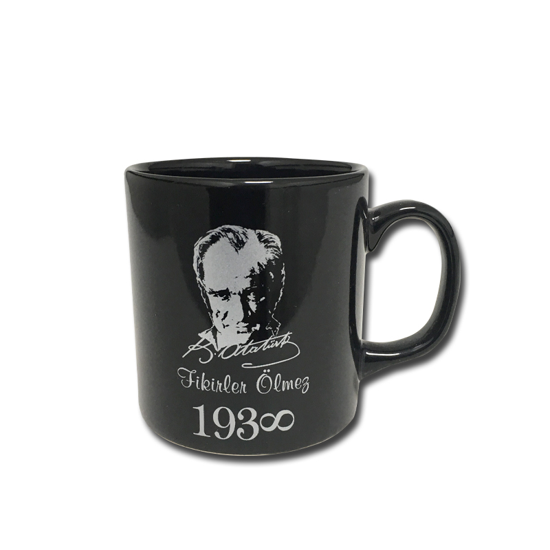Kupa Bardak Atatürk Siyah Cbs-008