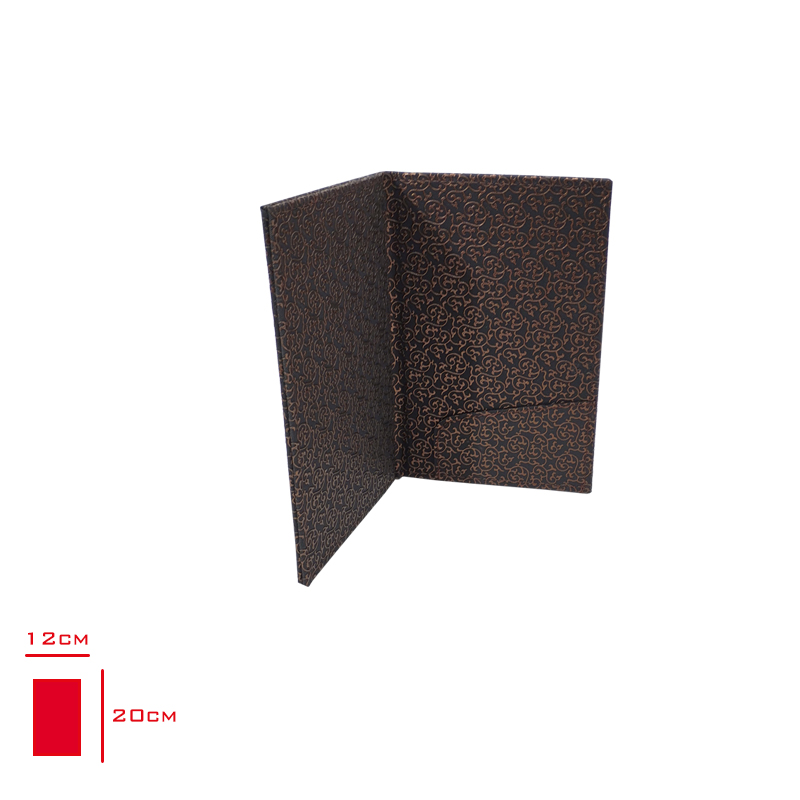 Hesap Sümeni Klasik Güllü-Bakır Desen 12*20 Cm 10012-S01