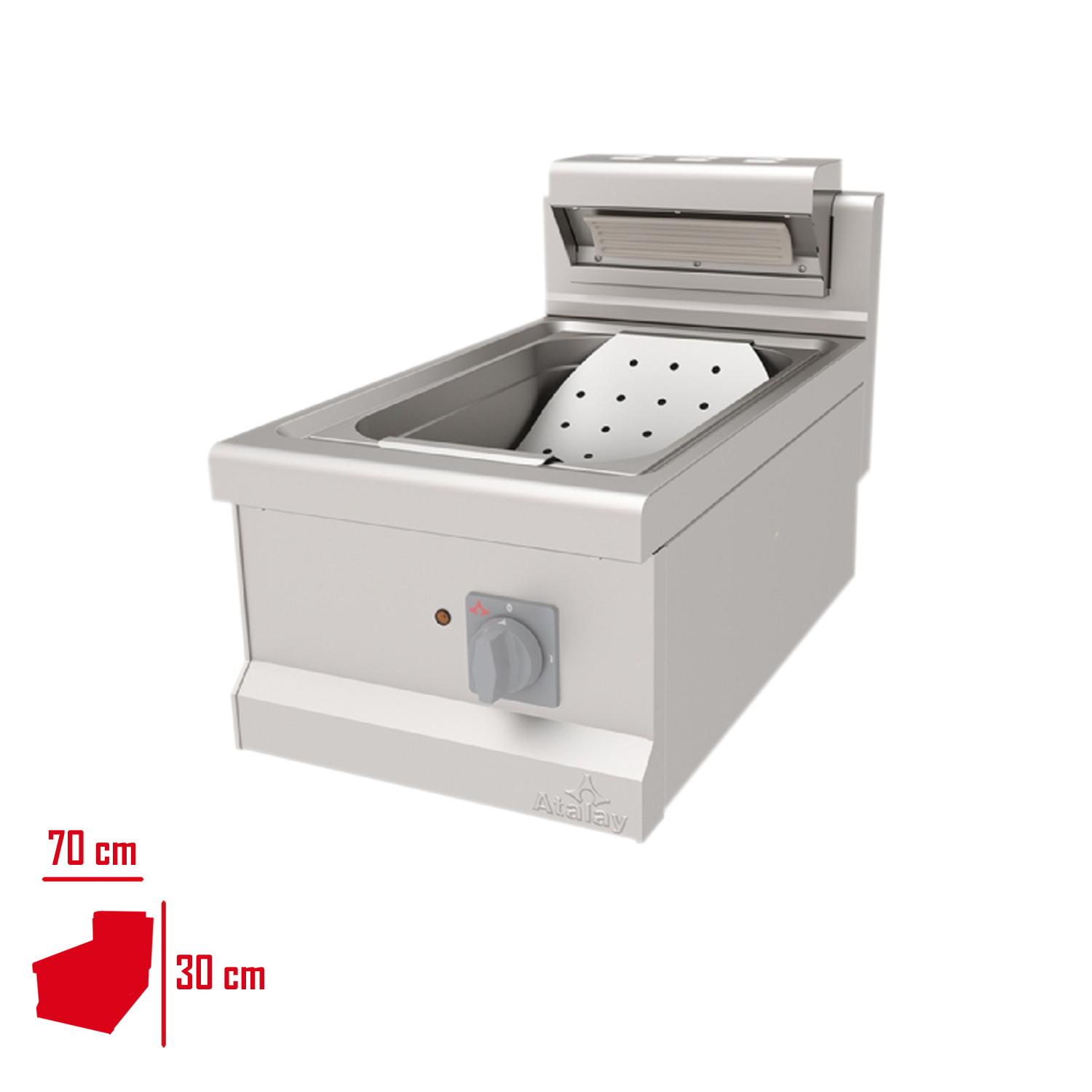 Atalay Set Üstü Patates Dinlendirme Elektrikli 40*70*30 Apd-470