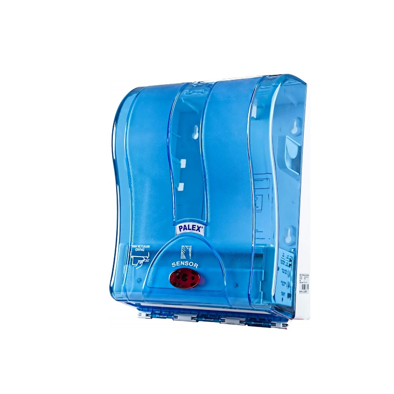 Palex Otomatik Havlu Dispenseri Prestij Şeffaf Mavi 3491-1