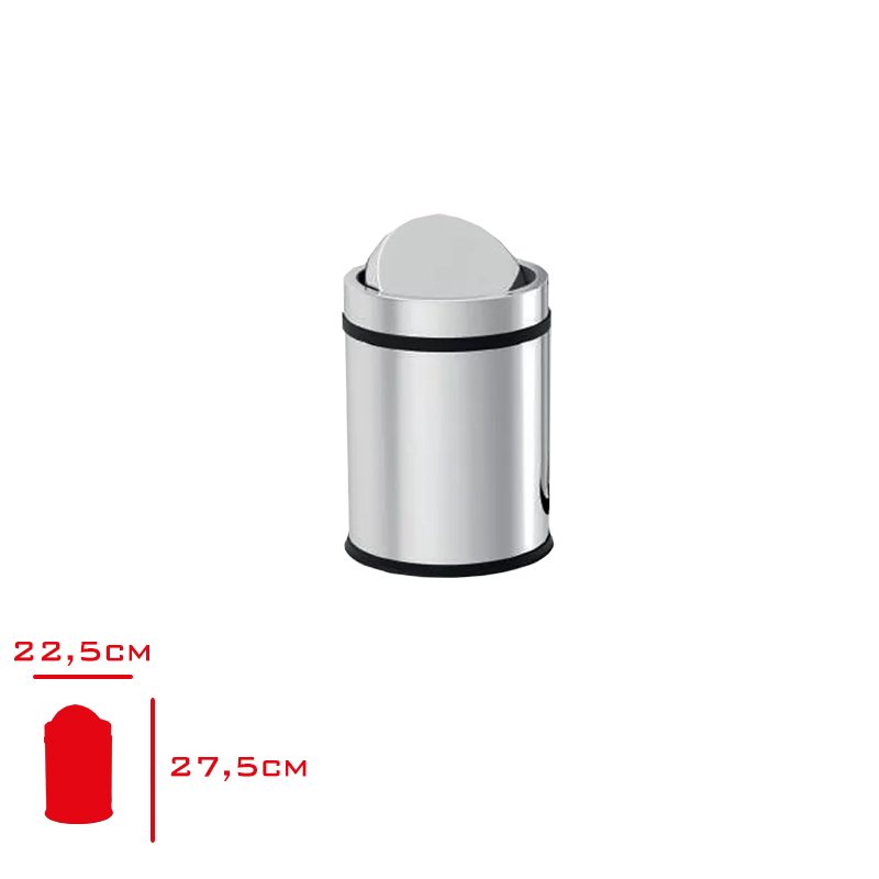 Çöp Kovası Döner Kapak 5 Lt 509400 - ENDÜSTRİ