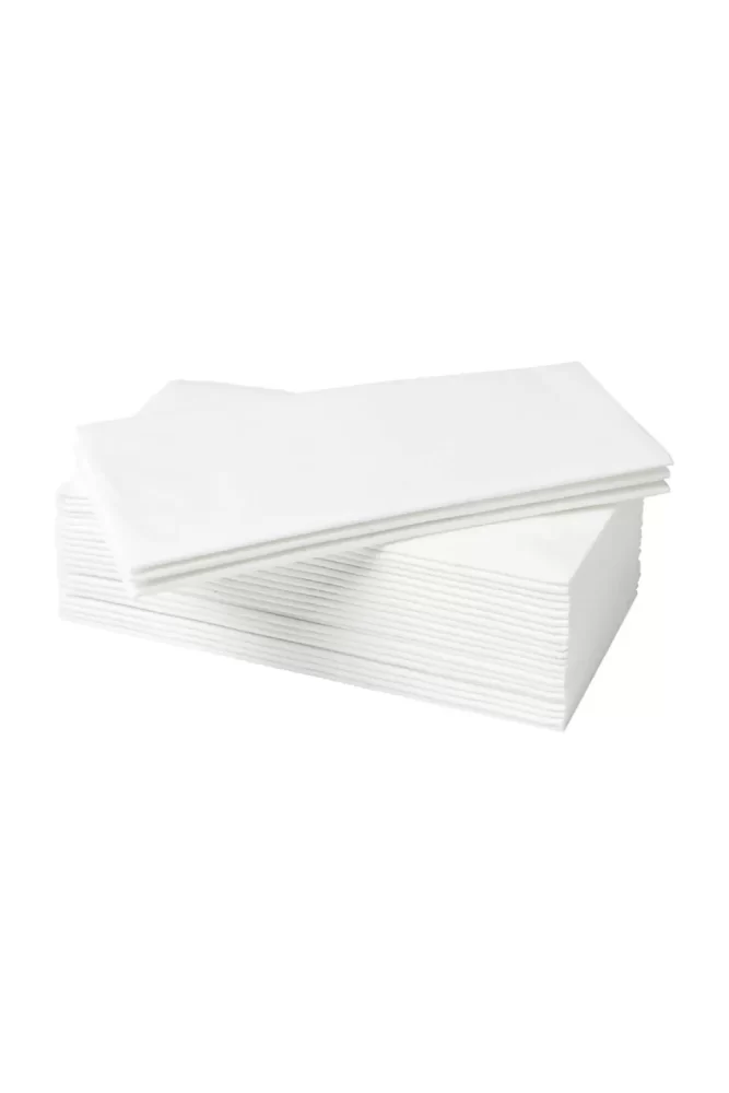 Mottaga Peçete Beyaz 38*38Cm (Paket:25Adet) - guzeltedarik.com