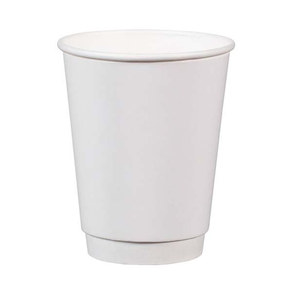 Karton Bardak 14oz Double Wall / Çift Duvar -Beyaz - Baskısız