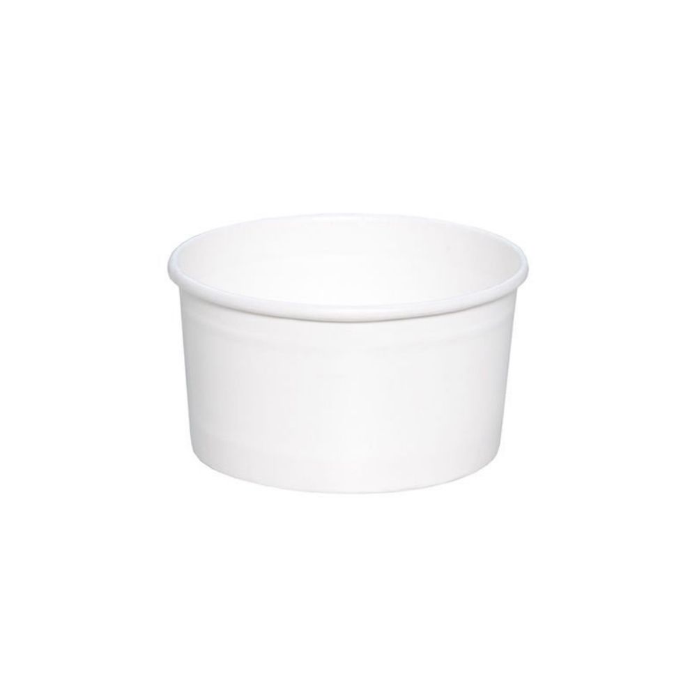 Beyaz Karton Dondurma Kasesi- 200cc - guzeltedarik.com