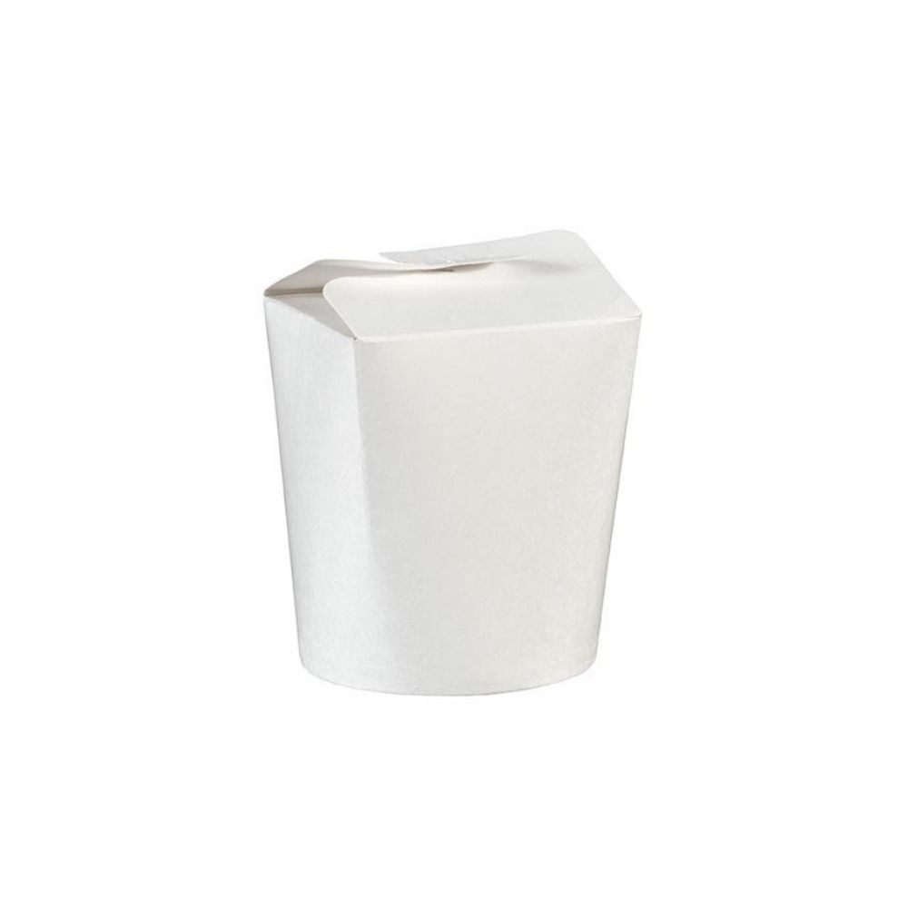 16 Oz Beyaz Karton Noodle Kutusu- - guzeltedarik.com
