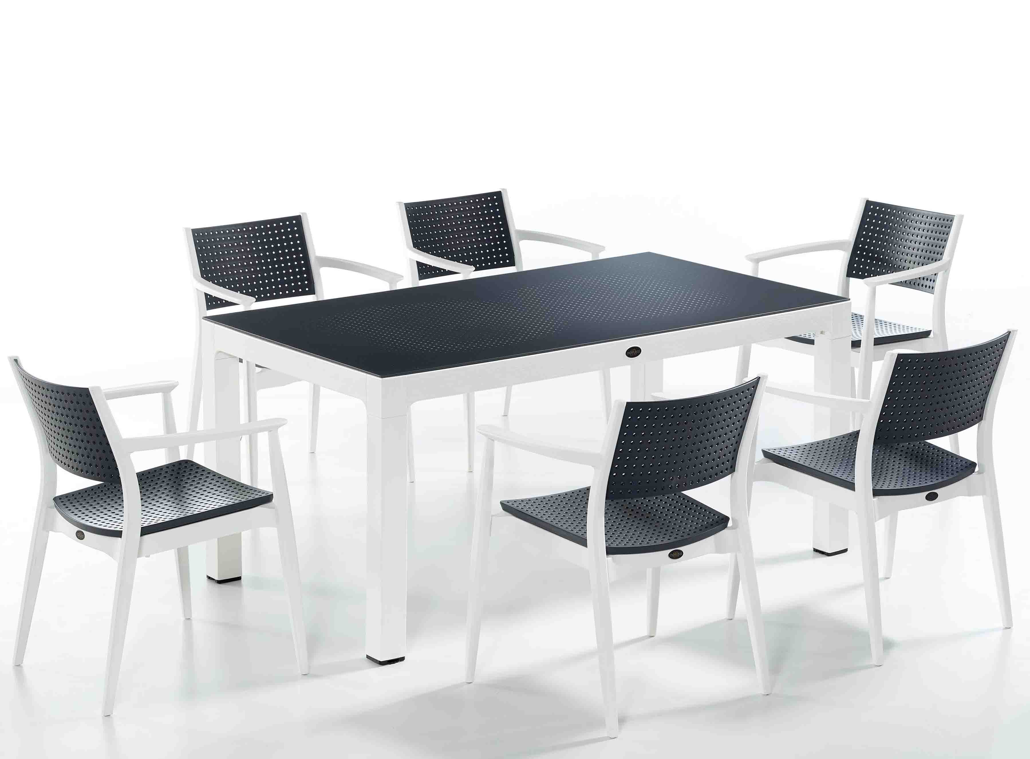 NOVUSSI SEGINUS SET BEYAZ / ANTRASIT 6 LI