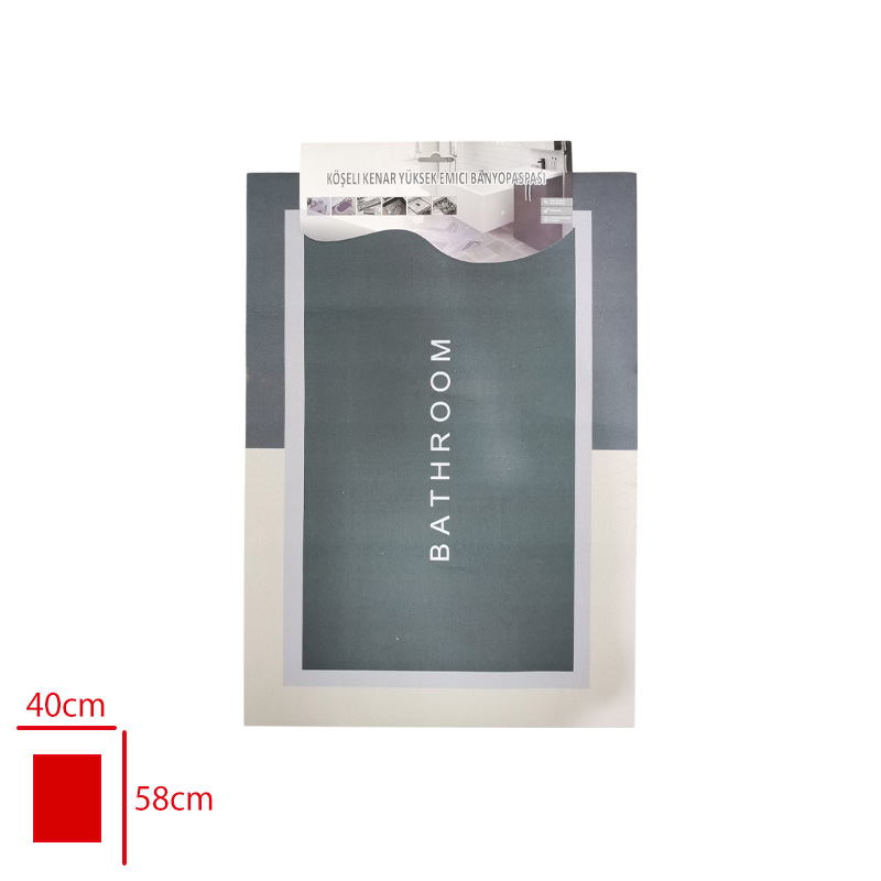 ALKAYA BANYO PASPASI DIKDORTGEN 58*40 CM 0371 - 