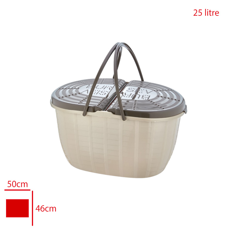 BURSEV PIKNIK SEPETI  25 LT 1104 01