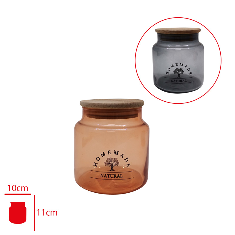 FLORANSA KAVANOZ 635 ML FUME-AMBER - 