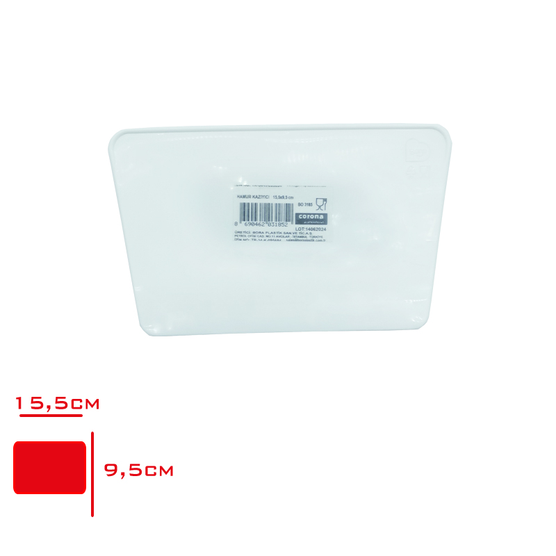 BORA HAMUR KAZIYICI PLASTIK BO-3185 - 1. Minimum sipariş tutarı 5.000TL'dir (KDV hariç).
2. Fiyatlarımız İzmir teslim fiyatlarıdır; kargo ücreti Kargo ve Teslimat Politikası'na göre hesaplanır (₺100.000 ve üzeri siparişlerde ücretsiz).
3. Spot ve sipariş üzerine tedarik edilen ürünlerde stok durumu ve teslim süresi sipariş onayında bildirilir.
4. Kusurlu, hasarlı veya yanlış gönderilen ürünler, teslimden itibaren 14 gün içinde bildirilmesi hâlinde iade alınır.
5. Şahıs şirketlerine ve tüzel kişilere faturalı satış yapılmaktadır; bireysel tüketicilere satış yapılmamaktadır.