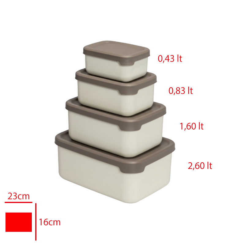 KULAC SAKLAMA KABI ELIS DIKDORTGEN 4 LU 0,43 LT+0,83 LT+1,60 LT+2,60 LT K275 - 1. Minimum sipariş tutarı 5.000TL'dir (KDV hariç).
2. Fiyatlarımız İzmir teslim fiyatlarıdır; kargo ücreti Kargo ve Teslimat Politikası'na göre hesaplanır (₺100.000 ve üzeri siparişlerde ücretsiz).
3. Spot ve sipariş üzerine tedarik edilen ürünlerde stok durumu ve teslim süresi sipariş onayında bildirilir.
4. Kusurlu, hasarlı veya yanlış gönderilen ürünler, teslimden itibaren 14 gün içinde bildirilmesi hâlinde iade alınır.
5. Şahıs şirketlerine ve tüzel kişilere faturalı satış yapılmaktadır; bireysel tüketicilere satış yapılmamaktadır.