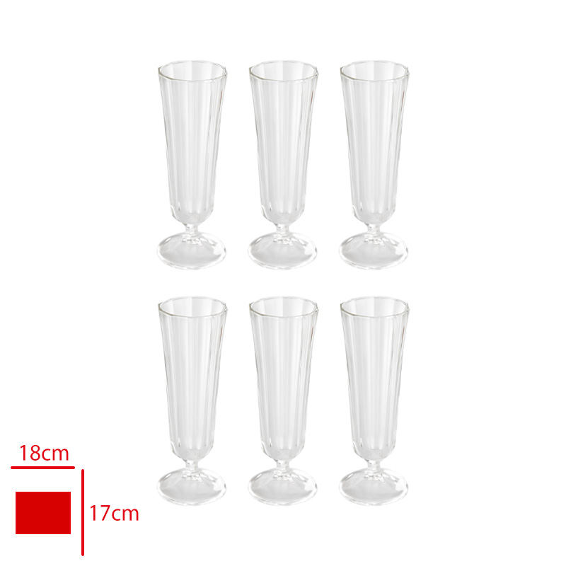 KRD HOME FLUT BARDAK VALERIA SADE 6 LI KRD-8499 - 