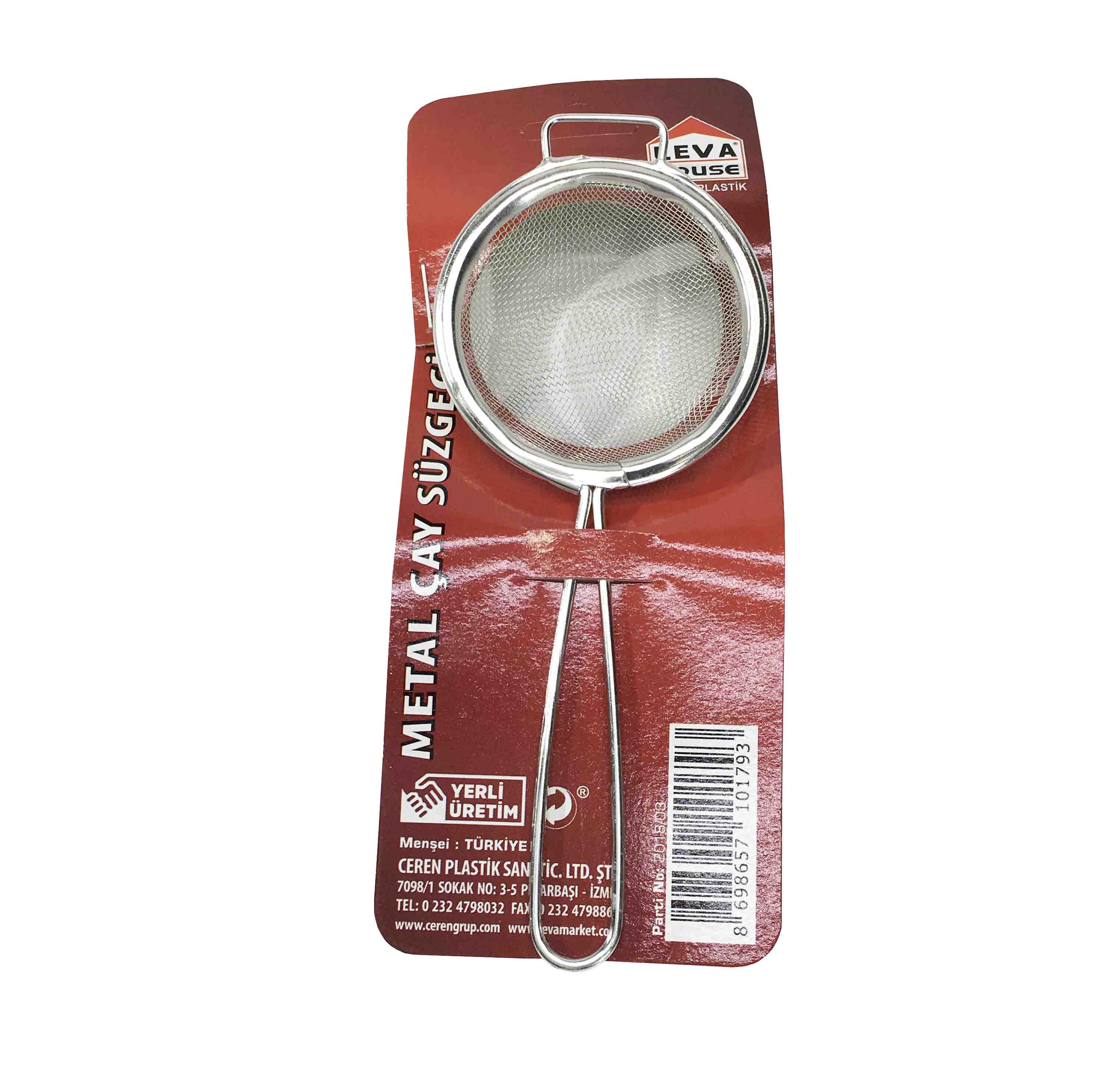 LEVA CAY SUZGECI METAL L01.119/LV-2888 - 1. Minimum sipariş tutarı 5.000TL'dir (KDV hariç).
2. Fiyatlarımız İzmir teslim fiyatlarıdır; kargo ücreti Kargo ve Teslimat Politikası'na göre hesaplanır (₺100.000 ve üzeri siparişlerde ücretsiz).
3. Spot ve sipariş üzerine tedarik edilen ürünlerde stok durumu ve teslim süresi sipariş onayında bildirilir.
4. Kusurlu, hasarlı veya yanlış gönderilen ürünler, teslimden itibaren 14 gün içinde bildirilmesi hâlinde iade alınır.
5. Şahıs şirketlerine ve tüzel kişilere faturalı satış yapılmaktadır; bireysel tüketicilere satış yapılmamaktadır.