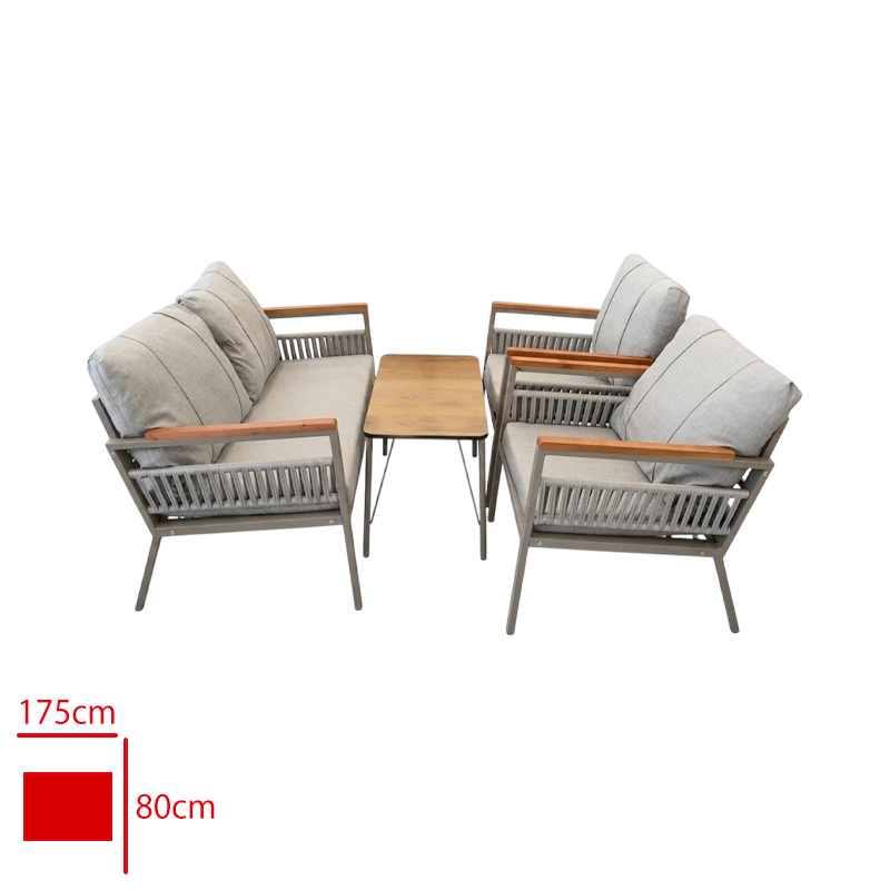 HAUSEV OTURMA GRUBU ZETA 1 IKILI+2 TEKLI + SEHPA - 