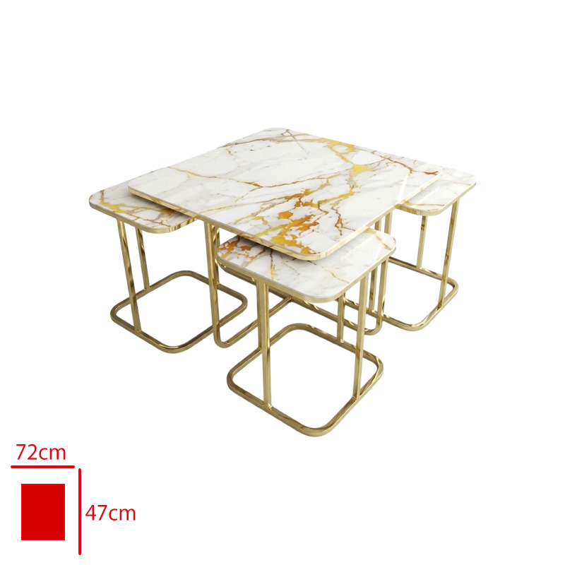 HAUSEV SEHPA RADUS KARE 4+1 LU GOLD - 