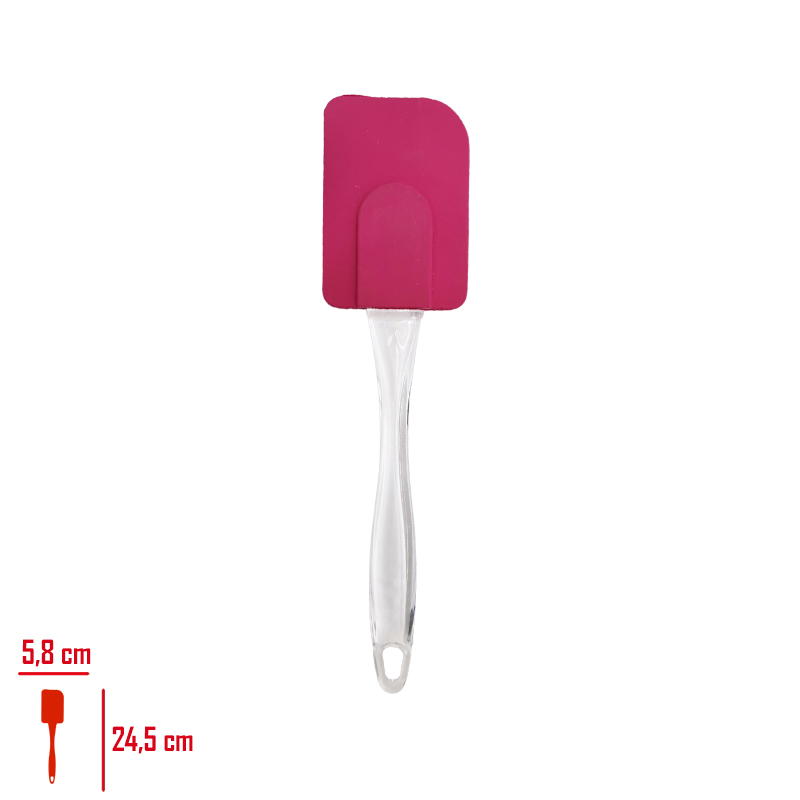 LEVA SILIKON YAN SPATULA SEFFAF  LV-30638