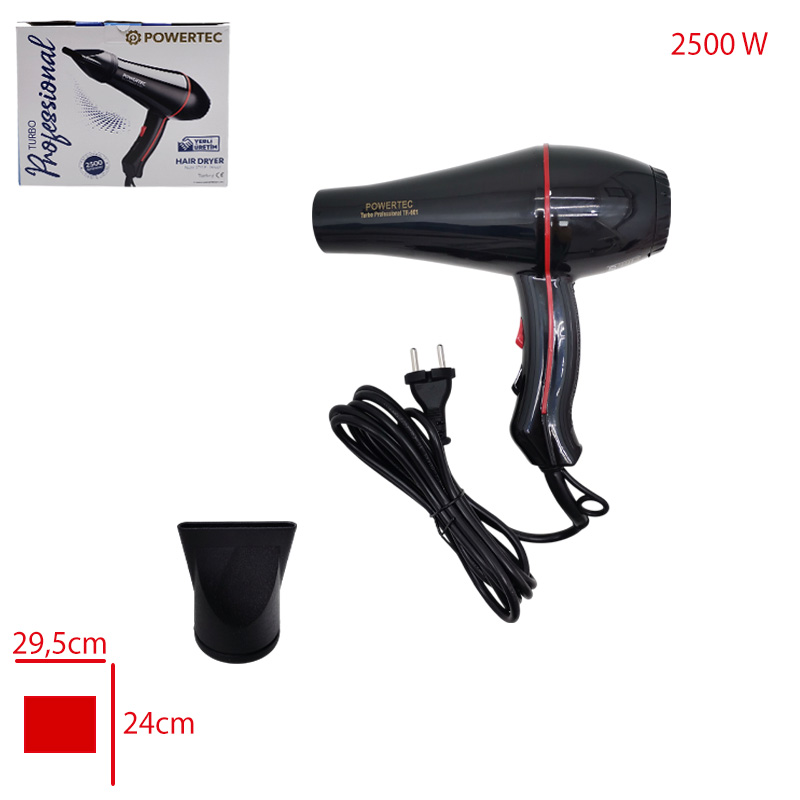 POWERTEC SAC KURUTMA MAKINESI 2500W