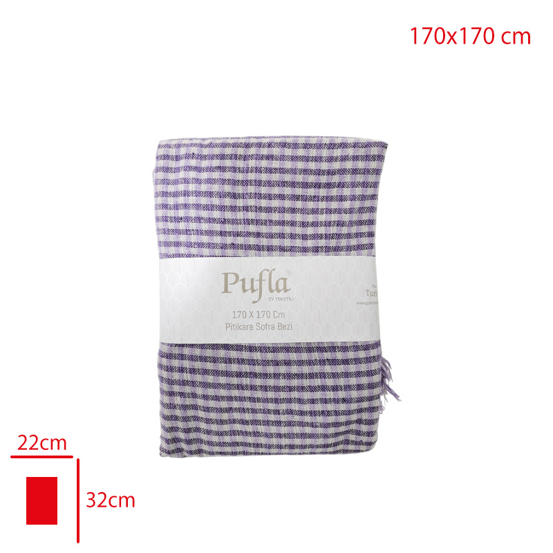 ZIFIR/PUFLA SOFRA BEZI POTIKARE 170*170 CM - 