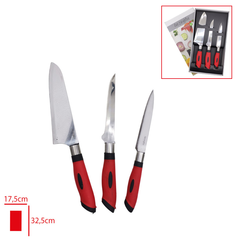 LAZOGLU BICAK SETI 3 LU LZG-10015 - 1. Minimum sipariş tutarı 5.000TL'dir (KDV hariç).
2. Fiyatlarımız İzmir teslim fiyatlarıdır; kargo ücreti Kargo ve Teslimat Politikası'na göre hesaplanır (₺100.000 ve üzeri siparişlerde ücretsiz).
3. Spot ve sipariş üzerine tedarik edilen ürünlerde stok durumu ve teslim süresi sipariş onayında bildirilir.
4. Kusurlu, hasarlı veya yanlış gönderilen ürünler, teslimden itibaren 14 gün içinde bildirilmesi hâlinde iade alınır.
5. Şahıs şirketlerine ve tüzel kişilere faturalı satış yapılmaktadır; bireysel tüketicilere satış yapılmamaktadır.