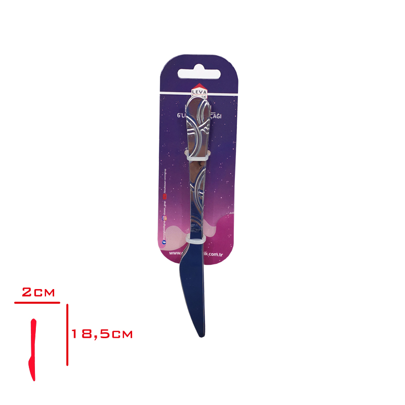 LEVA PASTA BICAGI HILAL 6 LI KARTELALI LV-3287