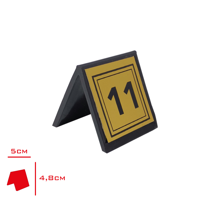 GUL PLASTIK MASA NUMARASI GOLD