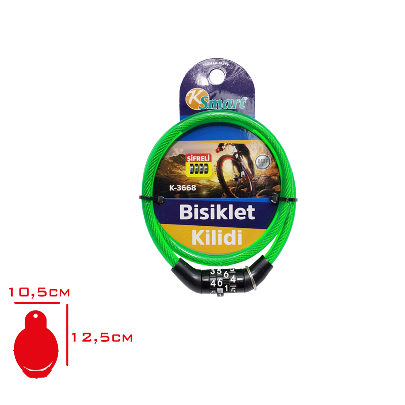 BISIKLET KILIDI SIFRELI 7*65 CM K-3668 - 1. Minimum sipariş tutarı 5.000TL'dir (KDV hariç).
2. Fiyatlarımız İzmir teslim fiyatlarıdır; kargo ücreti Kargo ve Teslimat Politikası'na göre hesaplanır (₺100.000 ve üzeri siparişlerde ücretsiz).
3. Spot ve sipariş üzerine tedarik edilen ürünlerde stok durumu ve teslim süresi sipariş onayında bildirilir.
4. Kusurlu, hasarlı veya yanlış gönderilen ürünler, teslimden itibaren 14 gün içinde bildirilmesi hâlinde iade alınır.
5. Şahıs şirketlerine ve tüzel kişilere faturalı satış yapılmaktadır; bireysel tüketicilere satış yapılmamaktadır.