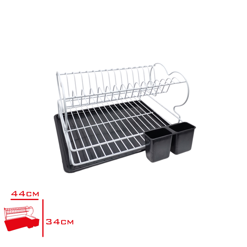 LEVA TABAKLIK CIFT KATLI BEYAZ LV-3485