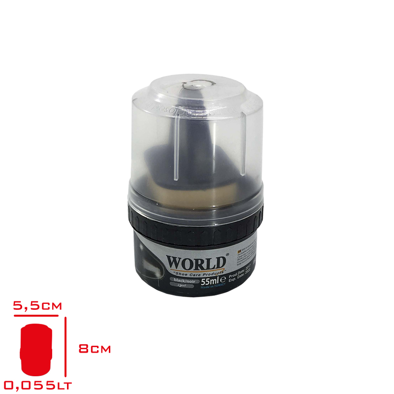 WORLD AYAKKABI BOYASI SIYAH 55 ML - 1. Minimum sipariş tutarı 5.000TL'dir (KDV hariç).
2. Fiyatlarımız İzmir teslim fiyatlarıdır; kargo ücreti Kargo ve Teslimat Politikası'na göre hesaplanır (₺100.000 ve üzeri siparişlerde ücretsiz).
3. Spot ve sipariş üzerine tedarik edilen ürünlerde stok durumu ve teslim süresi sipariş onayında bildirilir.
4. Kusurlu, hasarlı veya yanlış gönderilen ürünler, teslimden itibaren 14 gün içinde bildirilmesi hâlinde iade alınır.
5. Şahıs şirketlerine ve tüzel kişilere faturalı satış yapılmaktadır; bireysel tüketicilere satış yapılmamaktadır.