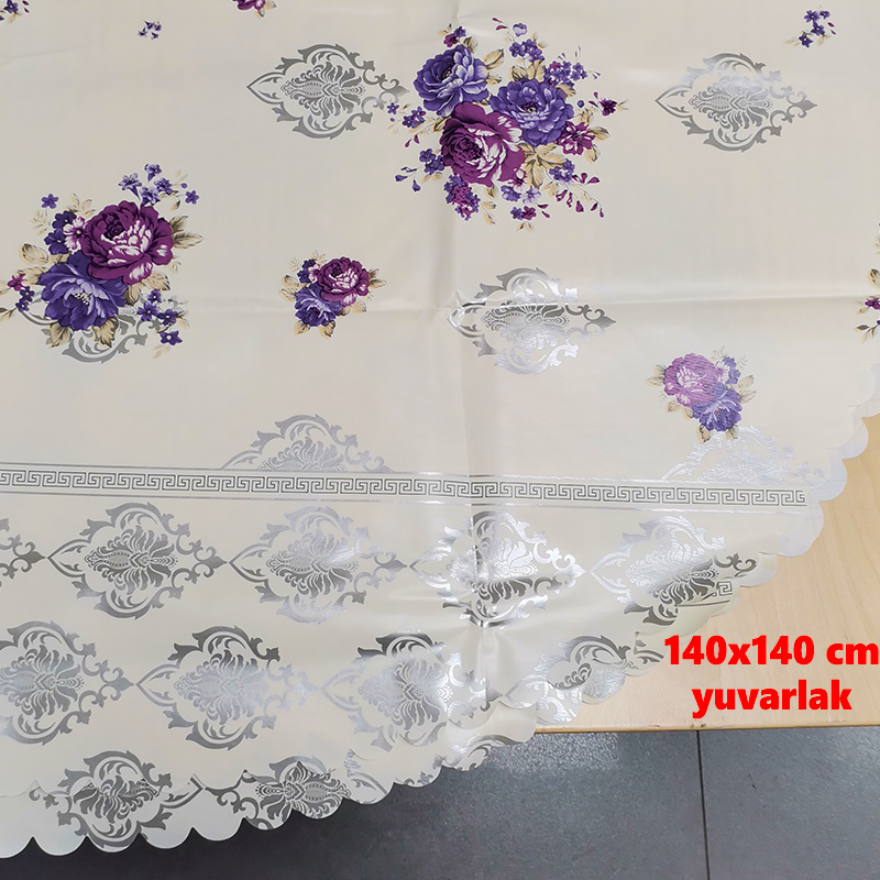 LEVA/SERMAT MASA ORTUSU ELYAFLI DILIMLI YUVARLAK 140*140 CM MH69