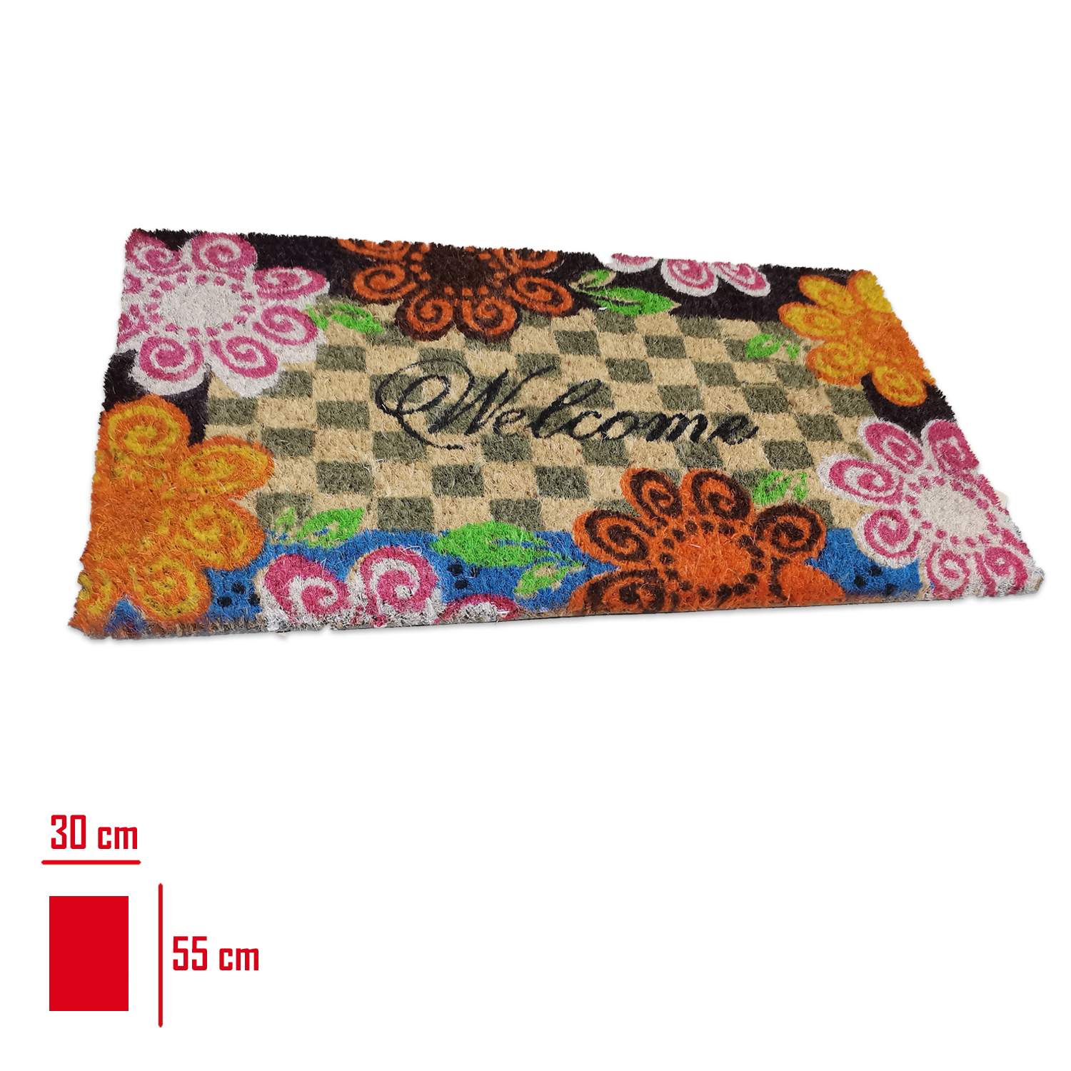SERMAT KAPI ONU PASPASI PVC TABAN 30*55 PVC15 - 