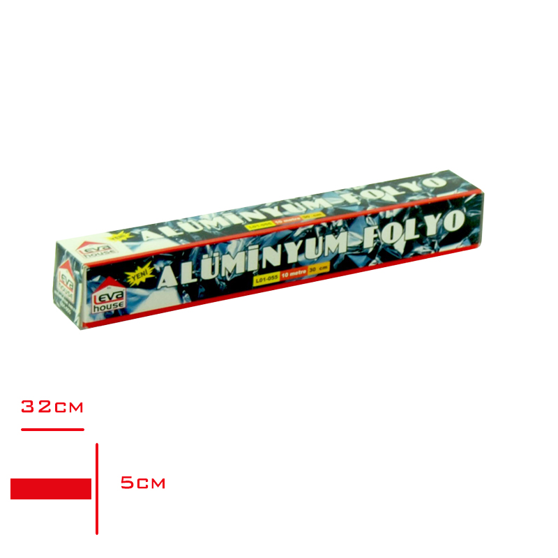 LEVA ALUMINYUM FOLYO 30 CMX10 MT L01.055