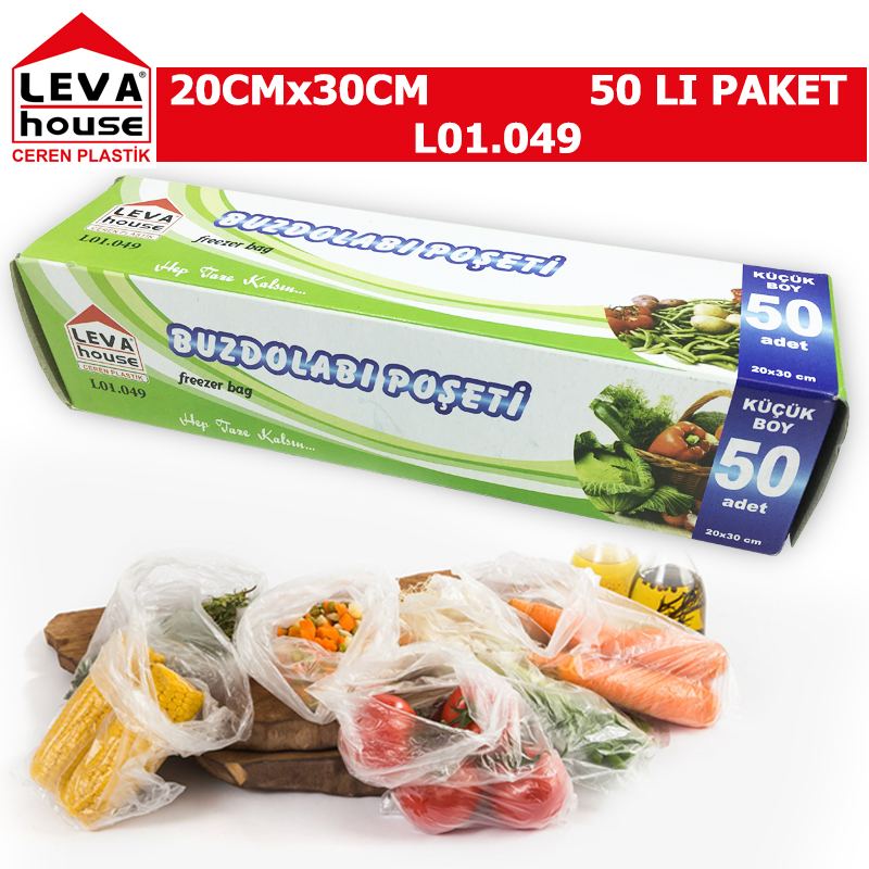 LEVA BUZDOLABI POSETI KUCUK 20 CMX30 CM 50 LI L01.049